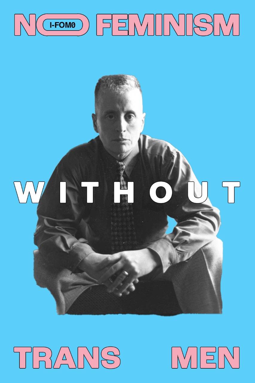 Sticker - No feminism without trans men