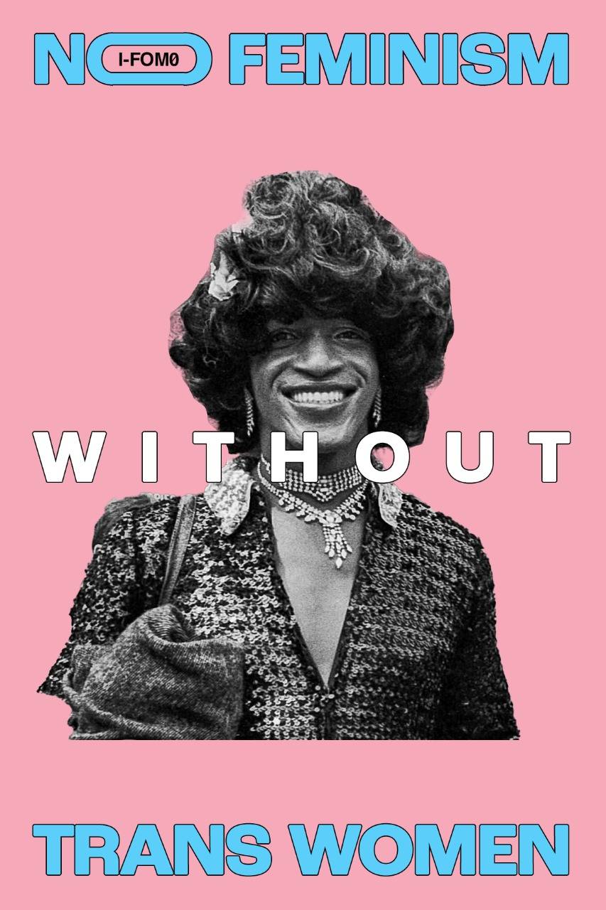 Sticker - No feminism without trans women