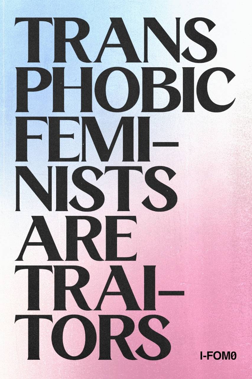 Sticker - Transphobic feminists are traitors